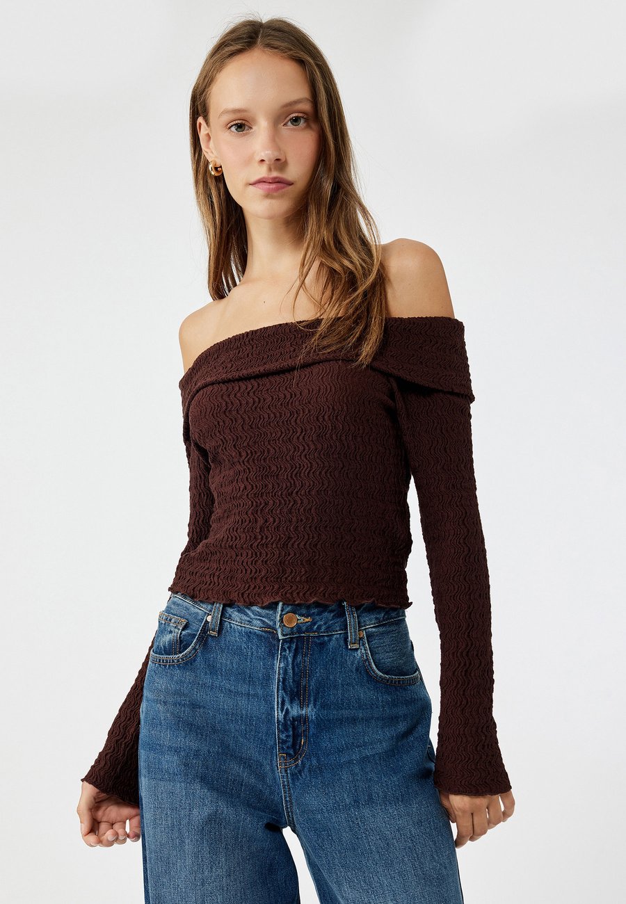 Топ Koton Long sleeved top, Brown
Топ Koton Long sleeved top, Brown