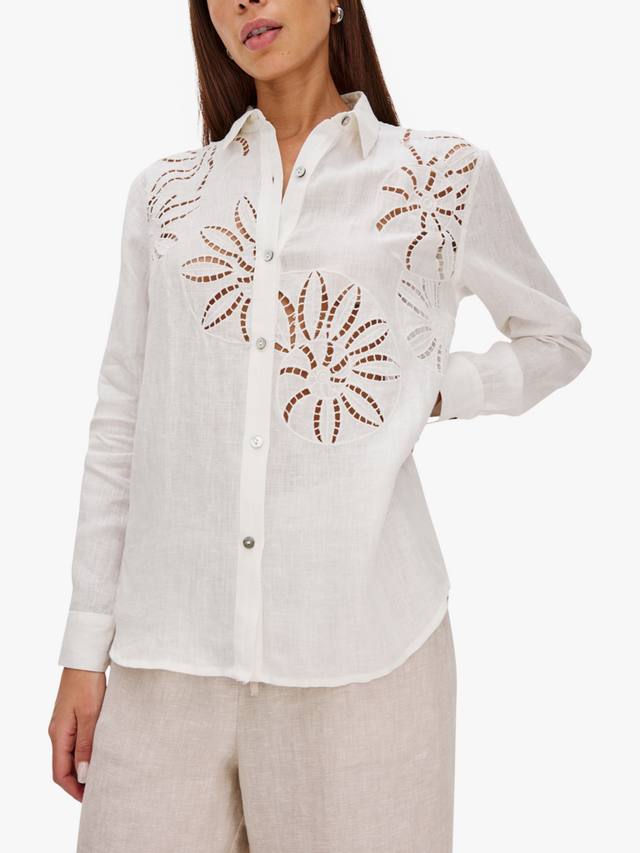 Samar рубашка из льняной смеси с цветочным принтом и ажурными вставками Rails, White
Samar рубашка из льняной смеси с цветочным принтом и ажурными вставками Rails, White