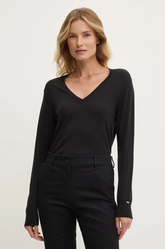 Шерстяной свитер Tommy Hilfiger, черный
Шерстяной свитер Tommy Hilfiger, черный