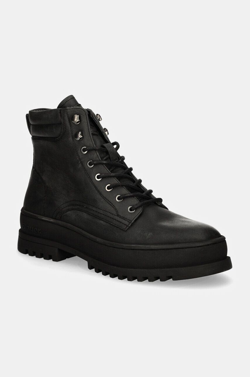 Кожаные треккинговые ботинки Blauer IUKA, черный 
Кожаные треккинговые ботинки Blauer IUKA, черный