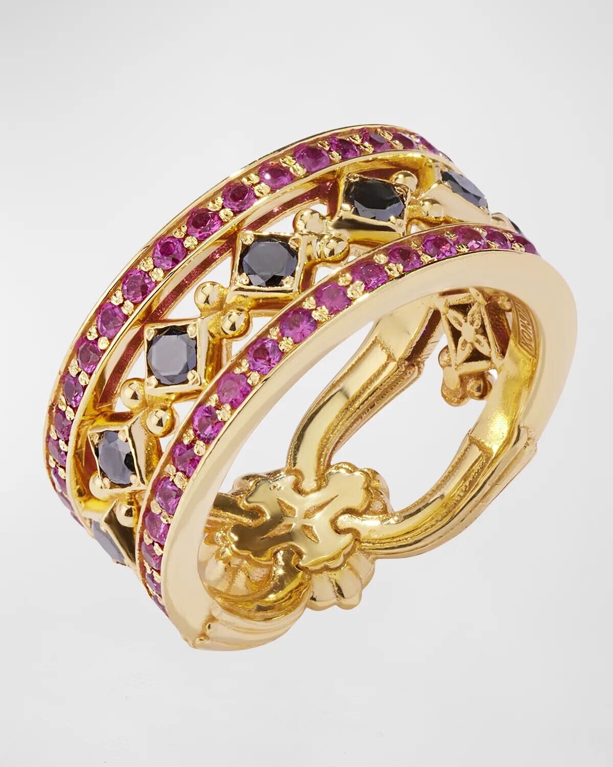 Кольцо с черным бриллиантом и рубином Konstantino, цвет Black
Кольцо с черным бриллиантом и рубином Konstantino, цвет Black