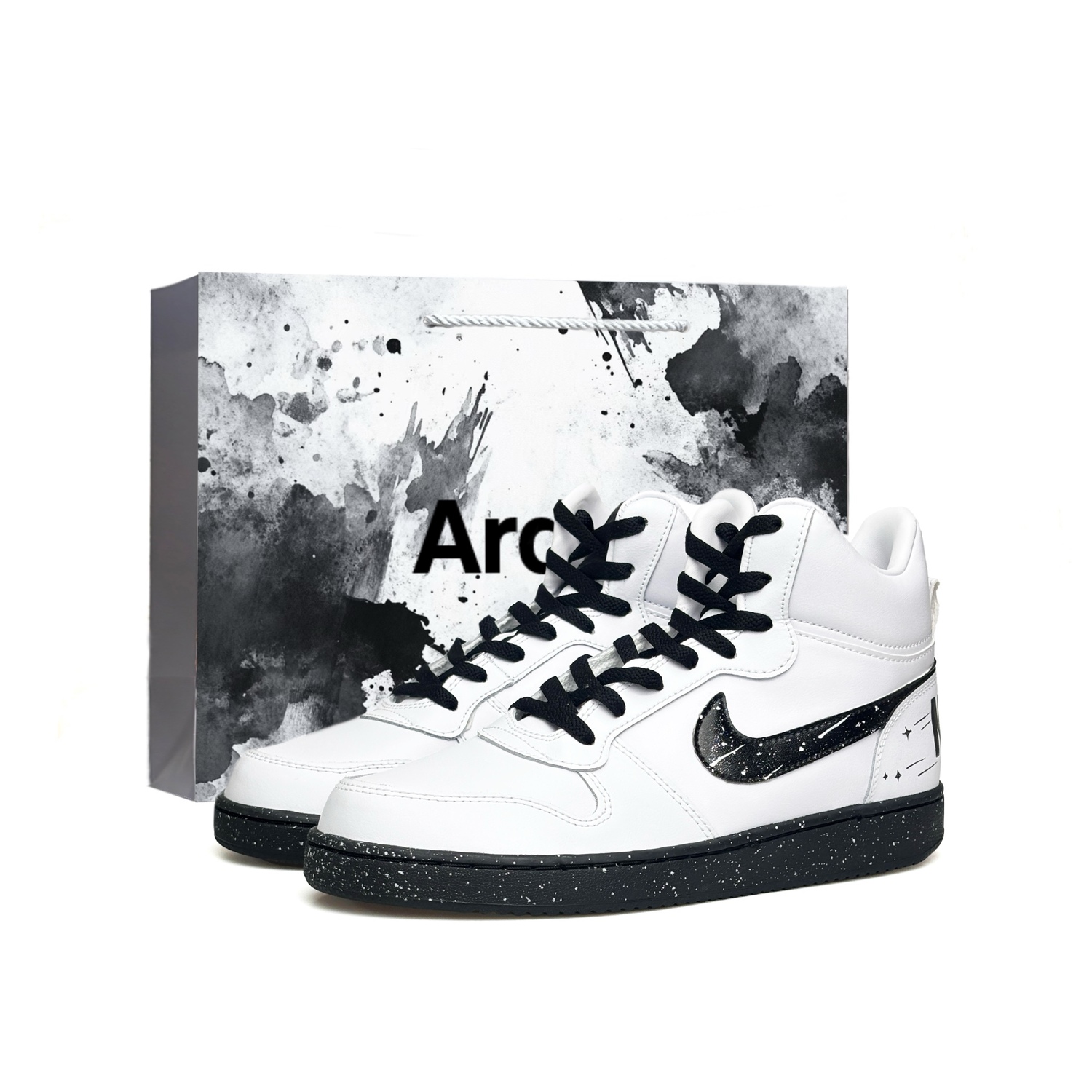 Мужские скейтбордистские кроссовки средней высоты Court Borough Vassell, увеличивающие высоту, износостойкие, противоскользящие, средней высоты Nike, черный белый
Мужские скейтбордистские кроссовки средней высоты Court Borough Vassell, увеличивающие высоту, износостойкие, противоскользящие, средней высоты Nike, черный белый