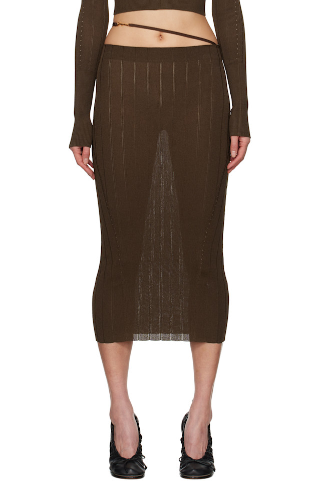 Юбка миди pralù' Jacquemus, коричневый
Юбка миди pralù' Jacquemus, коричневый
