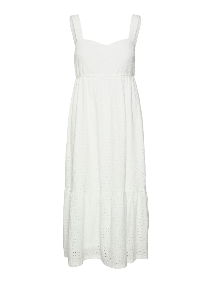 Платье до колена Vero Moda, белый 
Платье до колена Vero Moda, белый