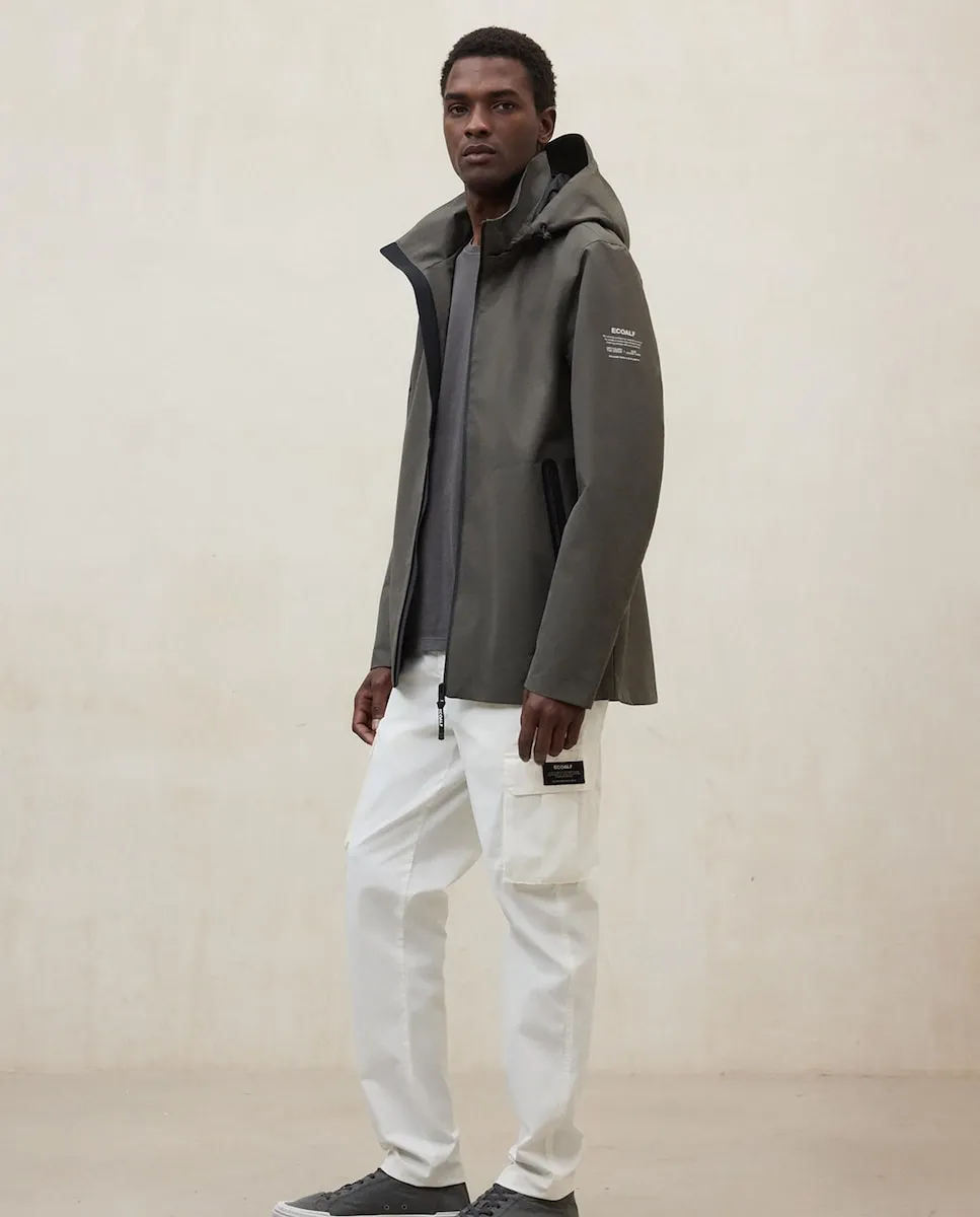 Мужская куртка с капюшоном и молнией, также на боковых карманах Ecoalf, зеленый
Мужская куртка с капюшоном и молнией, также на боковых карманах Ecoalf, зеленый