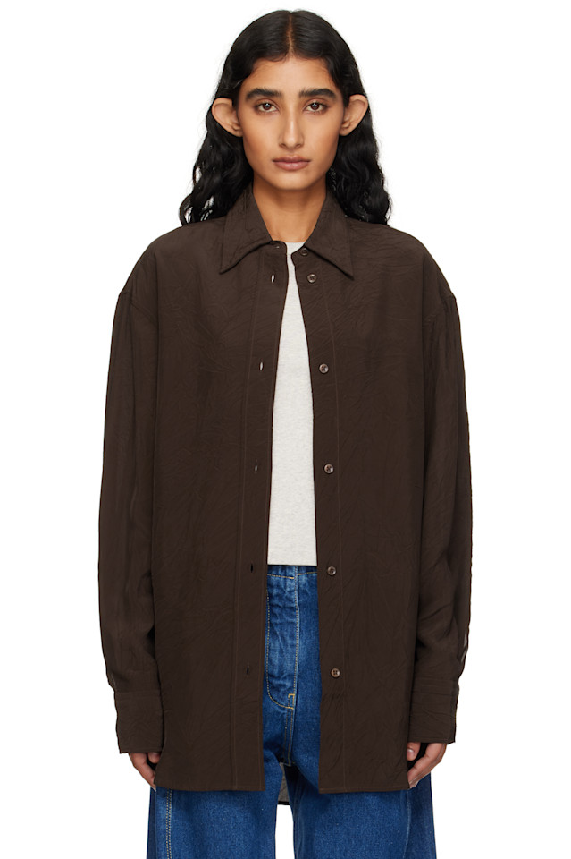 Руанская рубашка Studio Nicholson, цвет almond
Руанская рубашка Studio Nicholson, цвет almond