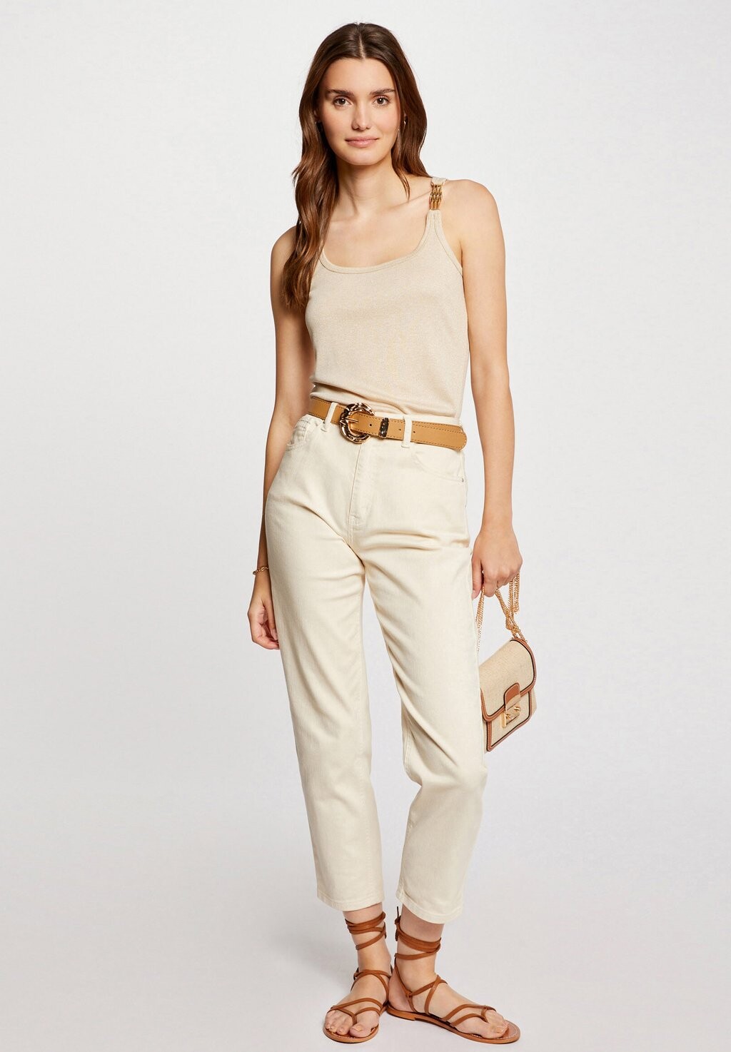 Топ Thin Straps Morgan, слоновая кость 
Топ Thin Straps Morgan, слоновая кость
