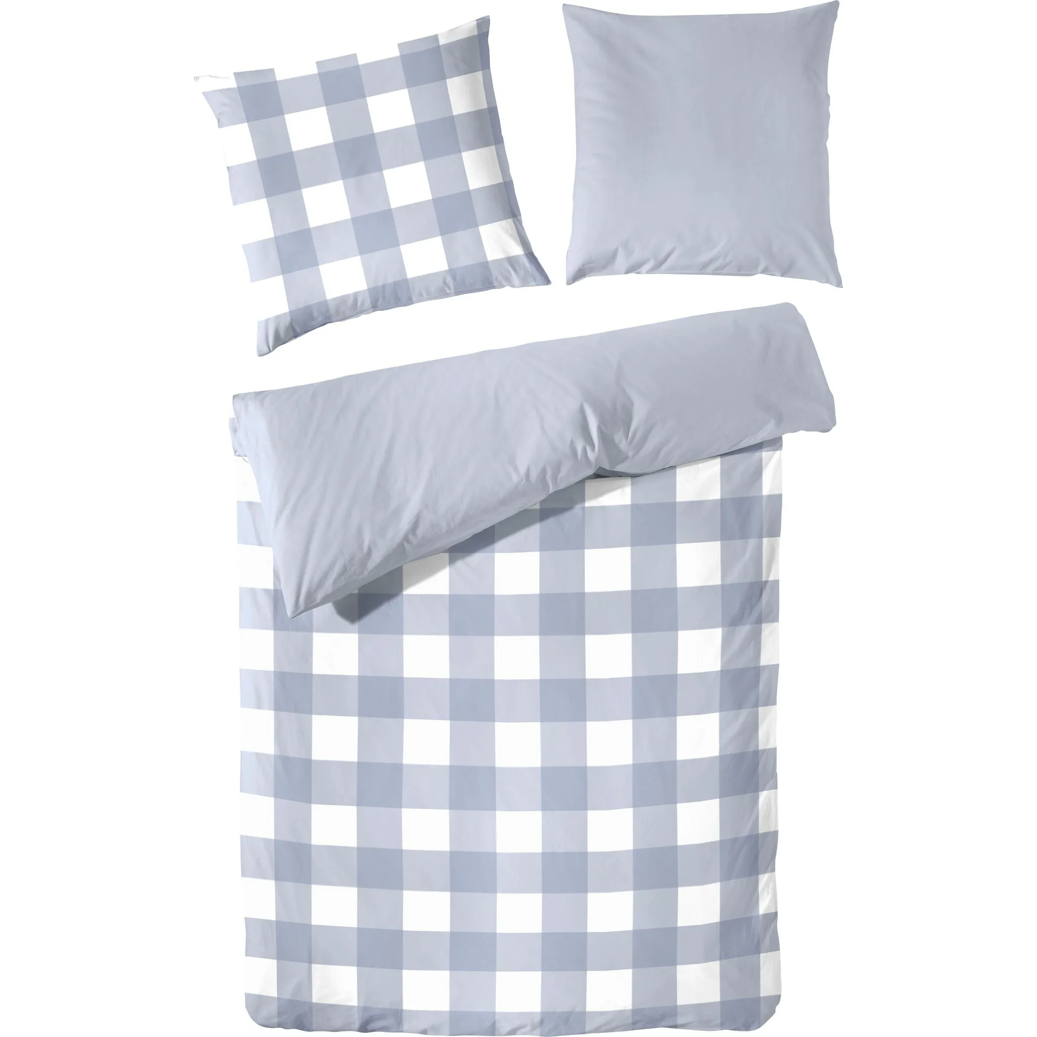 Постельное белье Primera «Basic Percale» в современном клетчатом дизайне, синий/белый
Постельное белье Primera «Basic Percale» в современном клетчатом дизайне, синий/белый