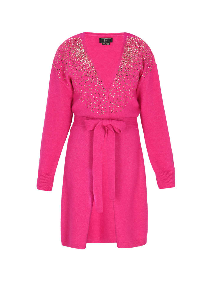 Faina Женский кардиган цвета фуксии
Faina Женский кардиган цвета фуксии