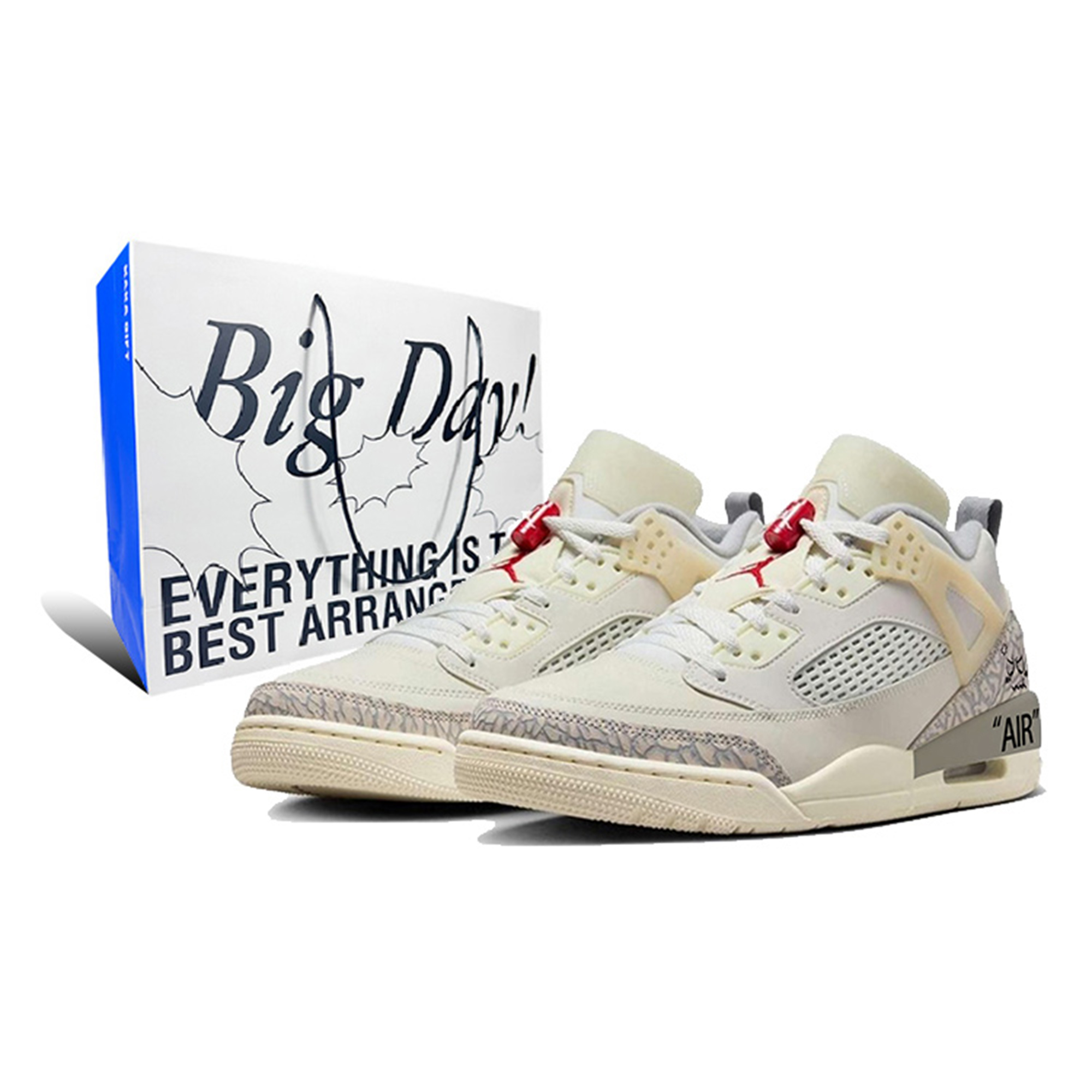 Jordan Баскетбольные кроссовки Spizike с низким верхом, износостойкие, винтажные, мужские, бежево-серые
Jordan Баскетбольные кроссовки Spizike с низким верхом, износостойкие, винтажные, мужские, бежево-серые