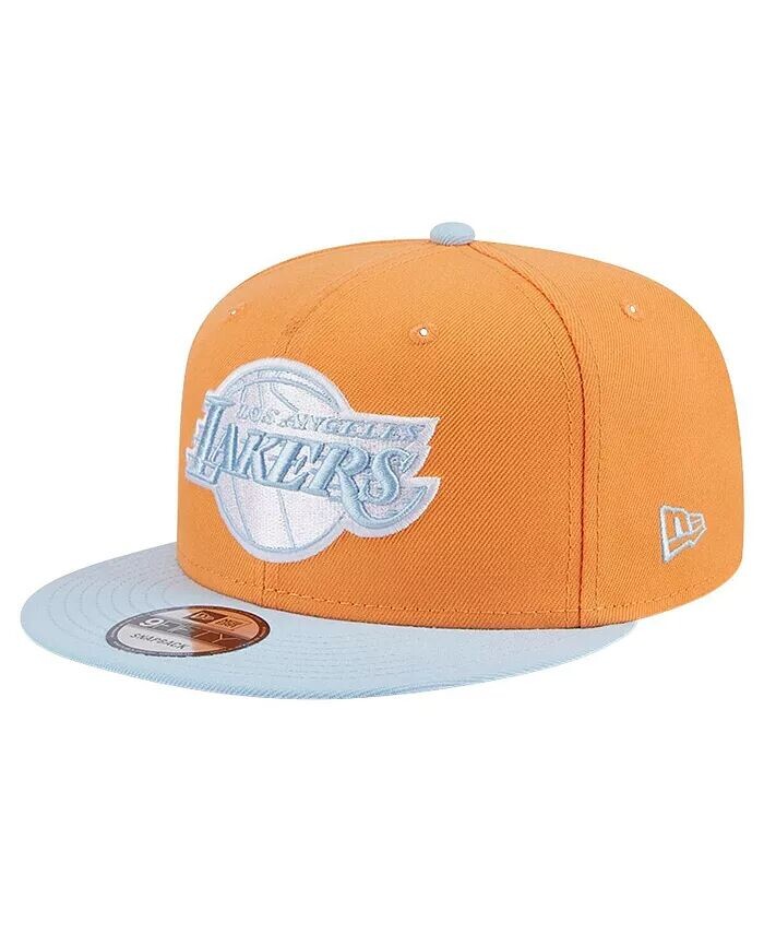 Мужская оранжево-голубая кепка Los Angeles Lakers 2-Tone Color Pack 9Fifty Snapback Hat New Era, оранжевый 
Мужская оранжево-голубая кепка Los Angeles Lakers 2-Tone Color Pack 9Fifty Snapback Hat New Era, оранжевый