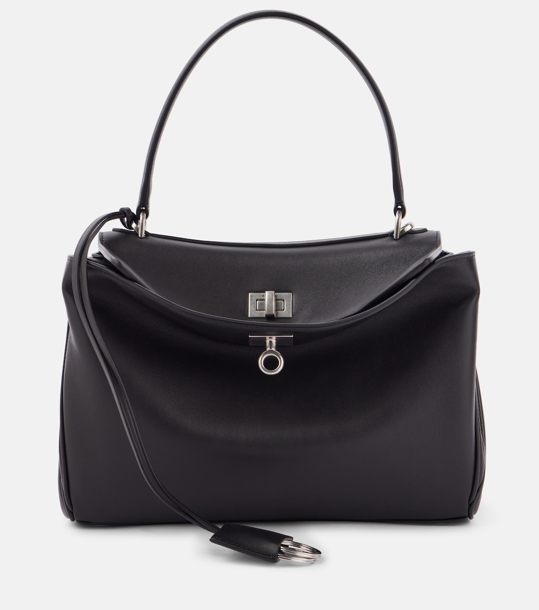 Кожаная сумка-тоут Rodeo Small Balenciaga, черный
Кожаная сумка-тоут Rodeo Small Balenciaga, черный