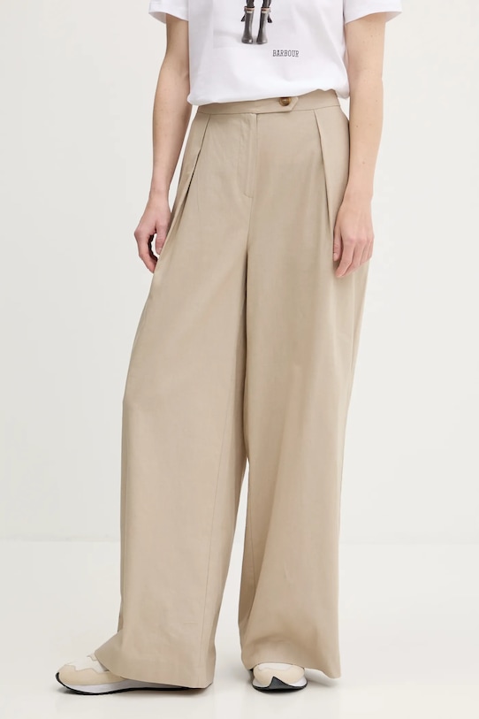 Брюки с добавлением льна Lucy Barbour, бежевый
Брюки с добавлением льна Lucy Barbour, бежевый