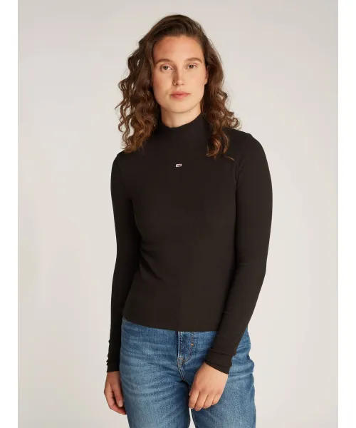 Водолазка Slim fit Tommy Jeans, коричневый 
Водолазка Slim fit Tommy Jeans, коричневый