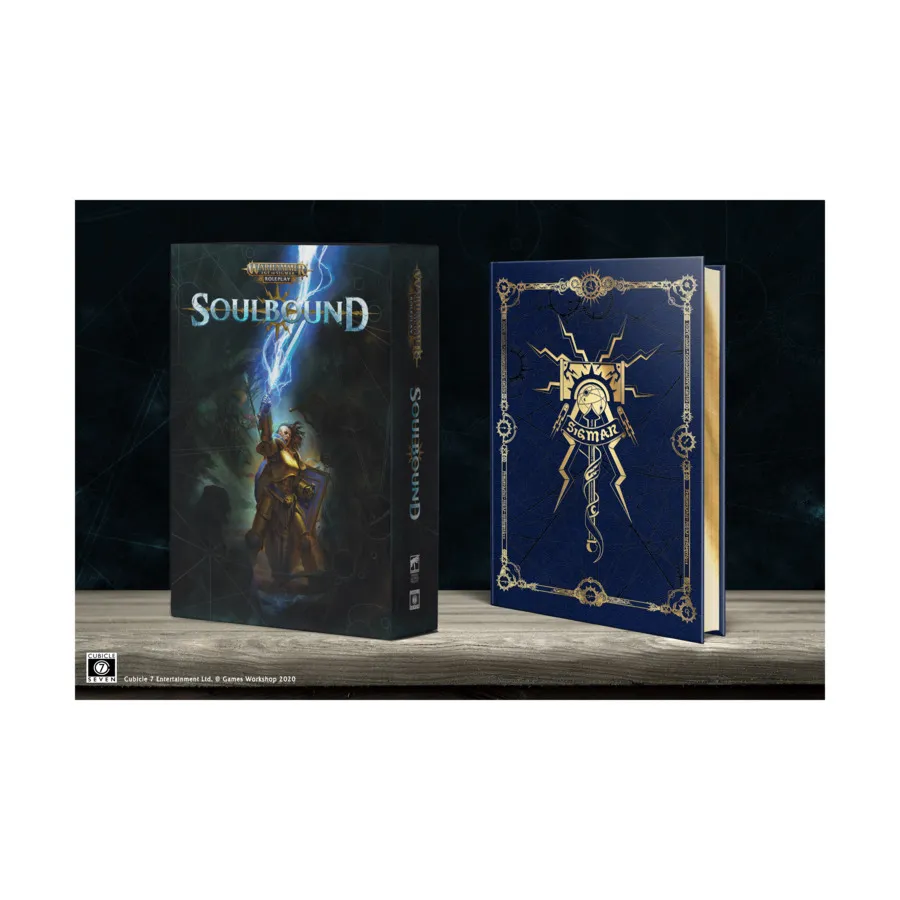 Бокс-сет Soulbound Core Rulebook (Collector's Edition), Warhammer Fantasy RPG 4th Edition (Cubicle Seven)
Бокс-сет Soulbound Core Rulebook (Collector's Edition), Warhammer Fantasy RPG 4th Edition (Cubicle Seven)