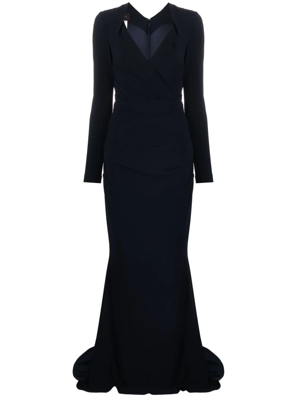 Креповое платье макси с драпировкой Talbot Runhof, синий
Креповое платье макси с драпировкой Talbot Runhof, синий
