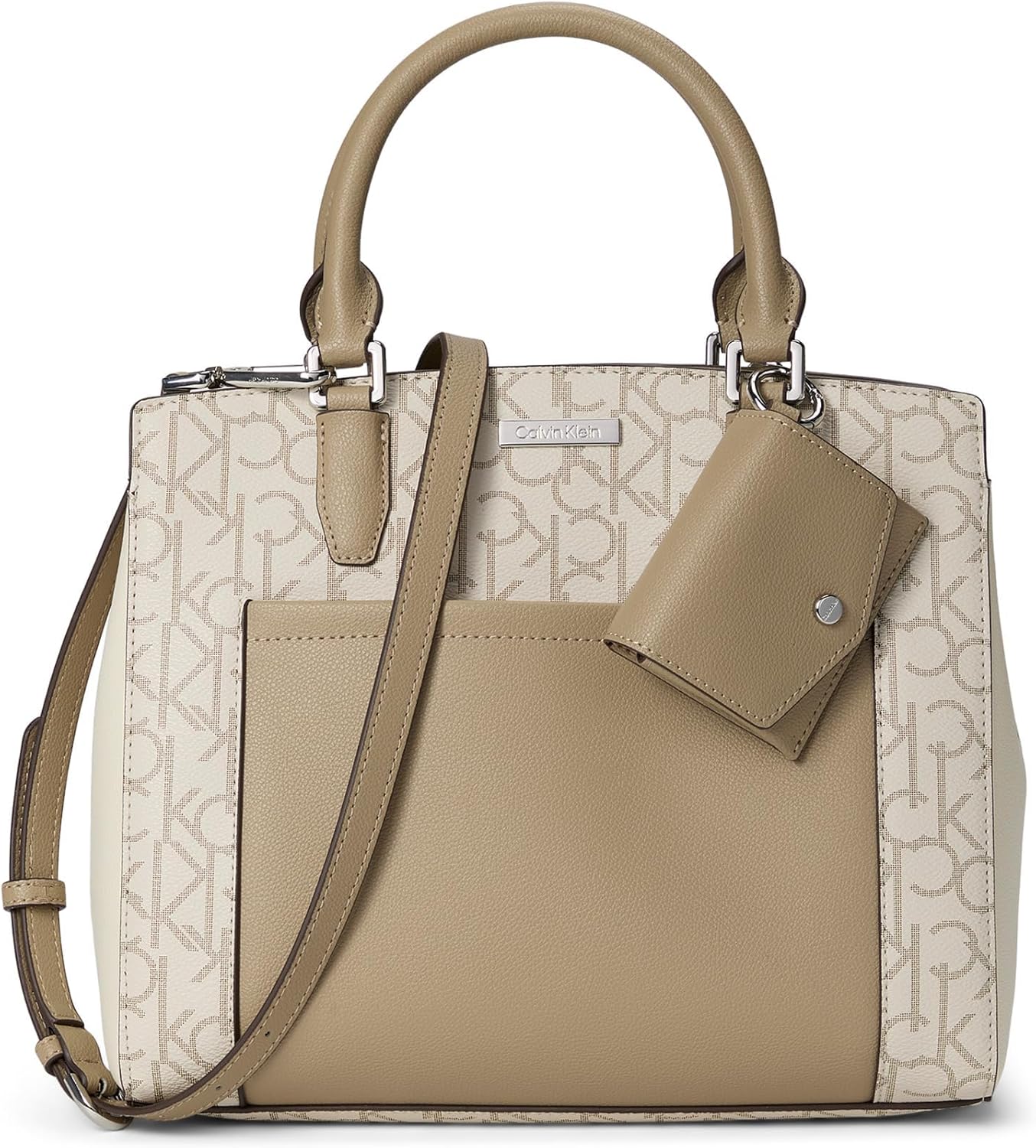 Calvin Klein Nia Satchel Сумки с верхней ручкой, Vanilla/Khaki/Silver Mnk/White
Calvin Klein Nia Satchel Сумки с верхней ручкой, Vanilla/Khaki/Silver Mnk/White