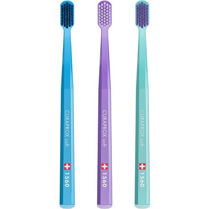 Зубная щетка Curaprox Cs 1560 Мягкая ручная зубная щетка для взрослых с мягкой щетиной Curen 1560, 3 шт. – 3 шт. в упаковке
Зубная щетка Curaprox Cs 1560 Мягкая ручная зубная щетка для взрослых с мягкой щетиной Curen 1560, 3 шт. – 3 шт. в упаковке