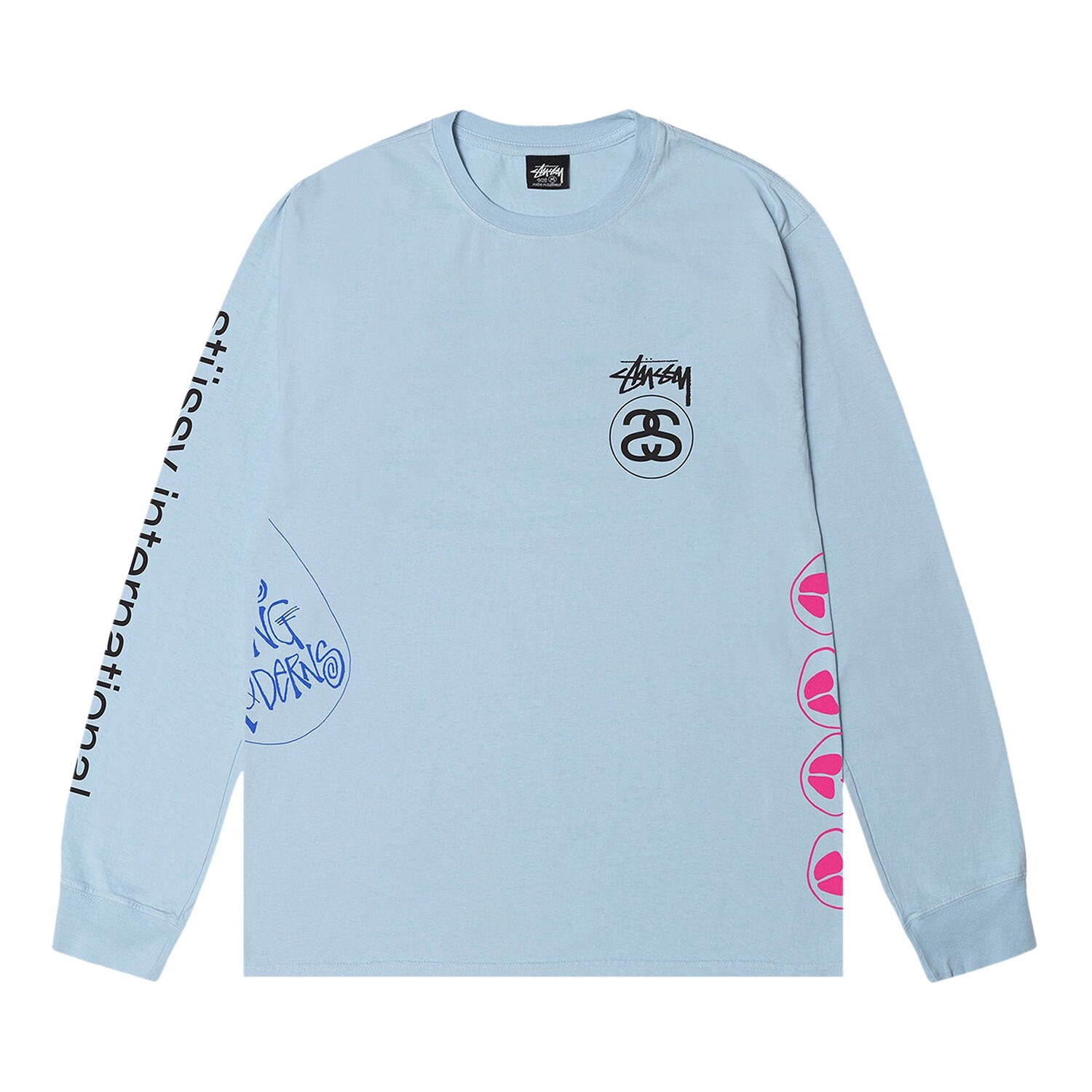 Футболка с длинными рукавами Stussy Test Strike, окрашенная в пигмент, небесно-голубой, Синий, Футболка с длинными рукавами Stussy Test Strike, окрашенная в пигмент, небесно-голубой
Футболка с длинными рукавами Stussy Test Strike, окрашенная в пигмент, небесно-голубой, Синий, Футболка с длинными рукавами Stussy Test Strike, окрашенная в пигмент, небесно-голубой