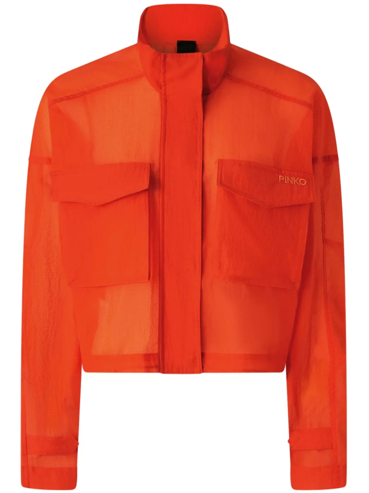 PINKO укороченная куртка с вышитым логотипом, красный
PINKO укороченная куртка с вышитым логотипом, красный