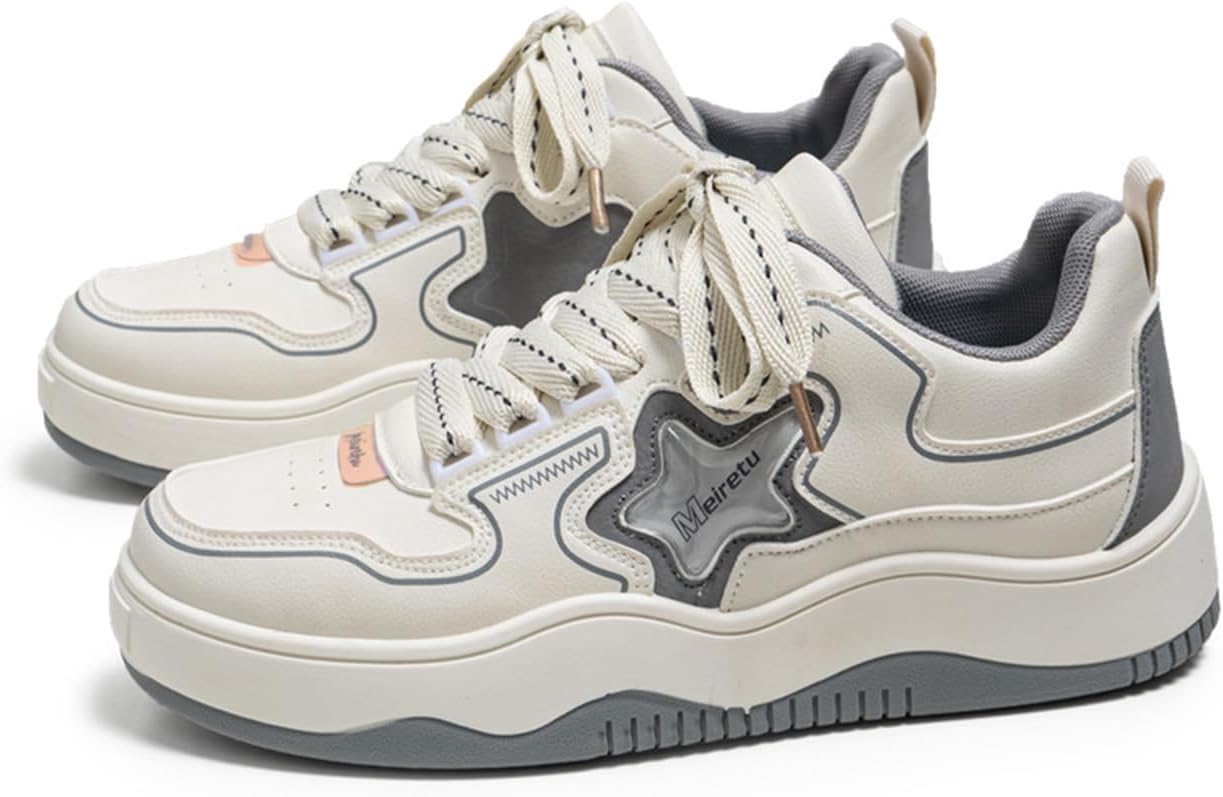 Мужские кроссовки на платформе в стиле Y2K с звездой, дышащие, повседневные для ходьбы, низкие кеды для скейтборда, для уличного стиля и кампуса Zhoupulp, серый
Мужские кроссовки на платформе в стиле Y2K с звездой, дышащие, повседневные для ходьбы, низкие кеды для скейтборда, для уличного стиля и кампуса Zhoupulp, серый