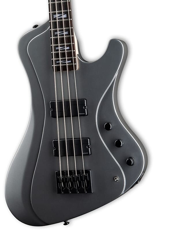 Басс гитара ESP LTD SIGNATURE SERIES JC-4 John Campbell - Dark Grey Metallic Satin 4-String Electric Bass Guitar w/ Case
Басс гитара ESP LTD SIGNATURE SERIES JC-4 John Campbell - Dark Grey Metallic Satin 4-String Electric Bass Guitar w/ Case