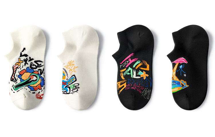 Mai Zuo Mast Point Женские носки MAST POINT до щиколотки, 4 двуспальных (черно-белые)
Mai Zuo Mast Point Женские носки MAST POINT до щиколотки, 4 двуспальных (черно-белые)