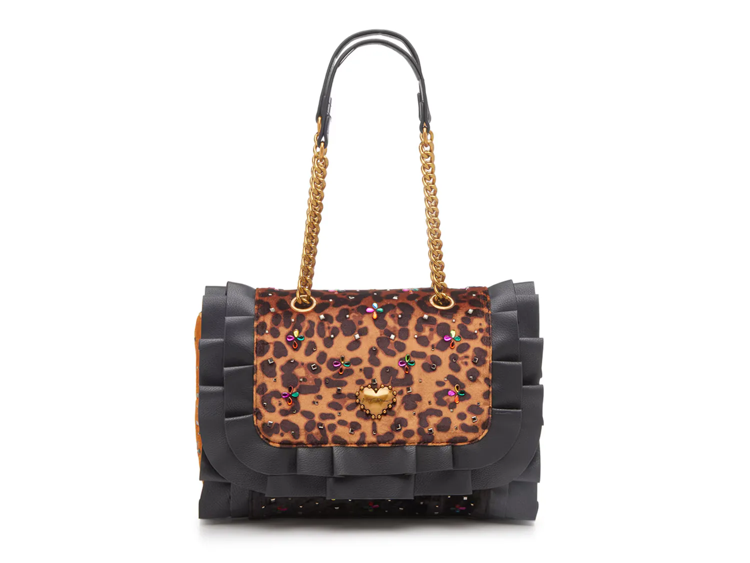 Сумка на плечо с леопардовым принтом и оборками Betsey Johnson, цвет multicolor, Коричневый, Сумка на плечо с леопардовым принтом и оборками Betsey Johnson, цвет multicolor
Сумка на плечо с леопардовым принтом и оборками Betsey Johnson, цвет multicolor, Коричневый, Сумка на плечо с леопардовым принтом и оборками Betsey Johnson, цвет multicolor