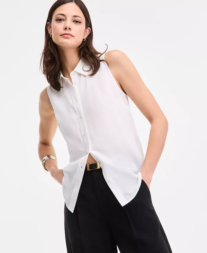 Женская блузка без рукавов с принтом и пуговицами I.N.C. International Concepts, желтый
Женская блузка без рукавов с принтом и пуговицами I.N.C. International Concepts, желтый