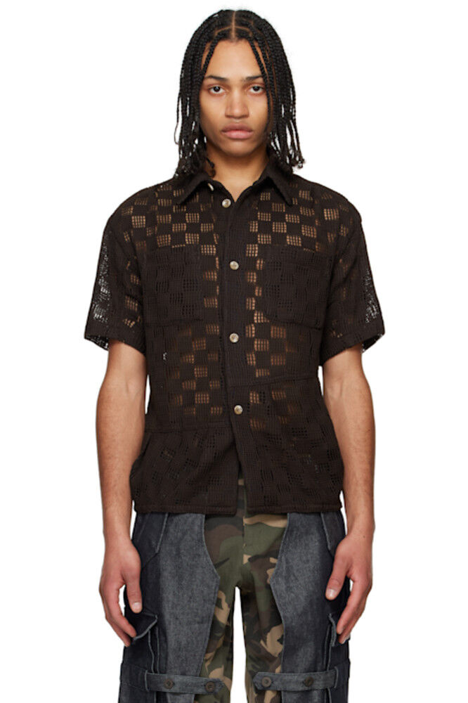 Коричневая трикотажная рубашка Letto Andersson Bell
Коричневая трикотажная рубашка Letto Andersson Bell