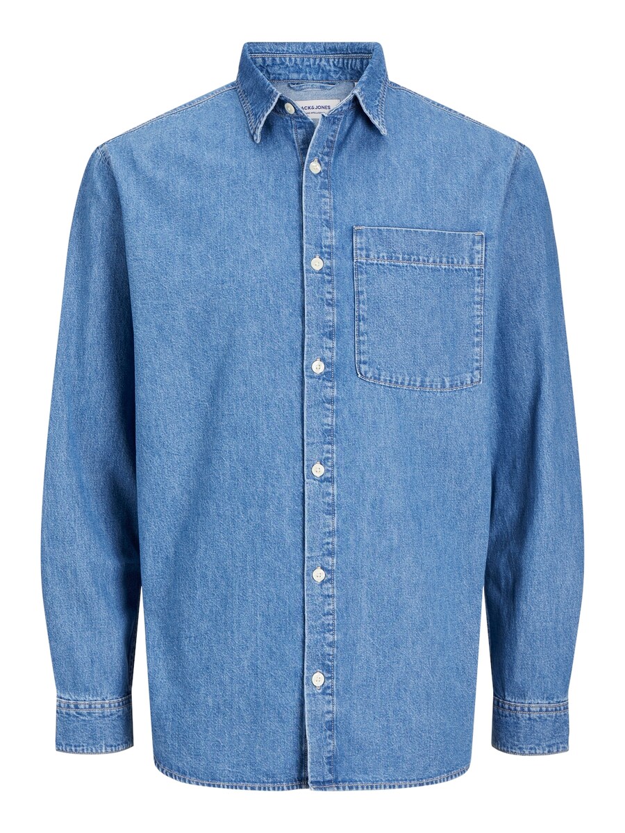 Джинсовая рубашка JACK & JONES Regular fit Button Up Shirt JJICreek, синий деним
Джинсовая рубашка JACK & JONES Regular fit Button Up Shirt JJICreek, синий деним