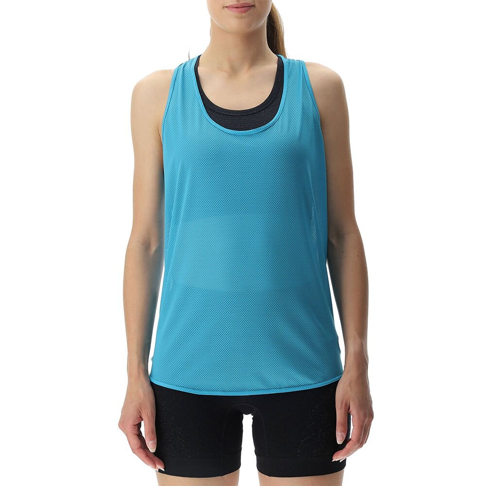 Футболка без рукавов UYN Running Exceleration Aernet, синий 
Футболка без рукавов UYN Running Exceleration Aernet, синий