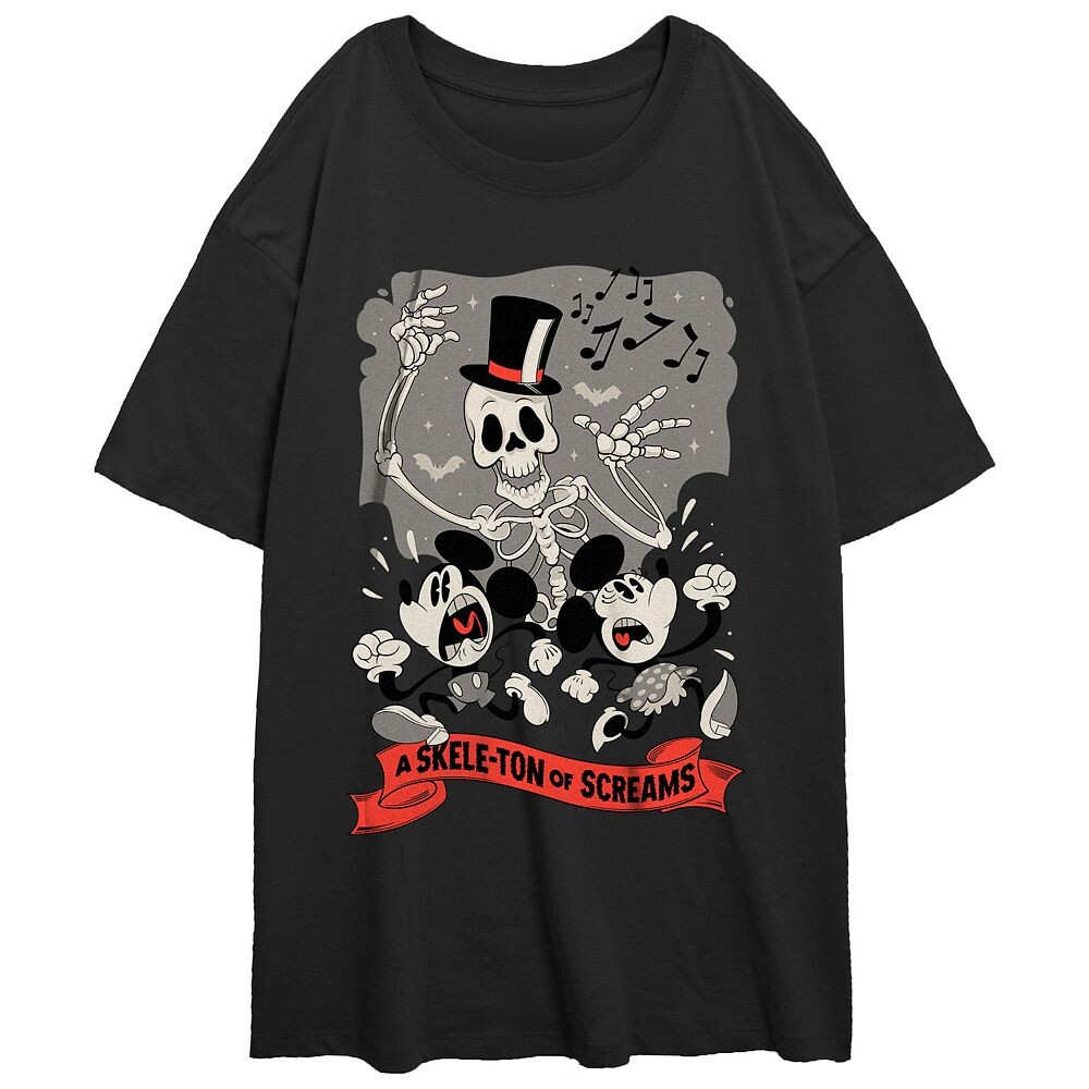Огромная футболка с рисунком для юниоров «Микки Маус и Минни Маус» Disney «Скелет криков», черный
Огромная футболка с рисунком для юниоров «Микки Маус и Минни Маус» Disney «Скелет криков», черный