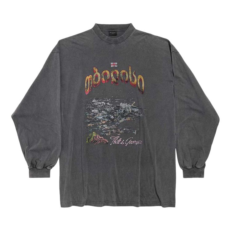 Футболка Balenciaga Tbilisi Long-Sleeve T-Shirt 'Black', черный
Футболка Balenciaga Tbilisi Long-Sleeve T-Shirt 'Black', черный