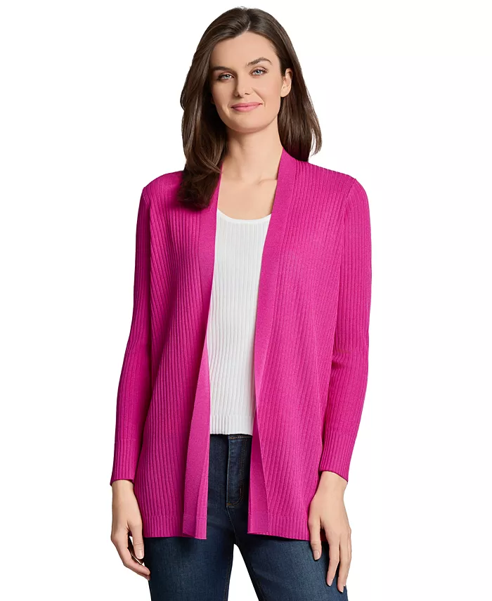 Женский кардиган с длинными рукавами и разрезом по боку Jones New York, фиолетовый
Женский кардиган с длинными рукавами и разрезом по боку Jones New York, фиолетовый