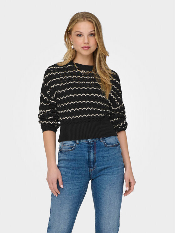 Свитер обычного кроя Only, черный
Свитер обычного кроя Only, черный