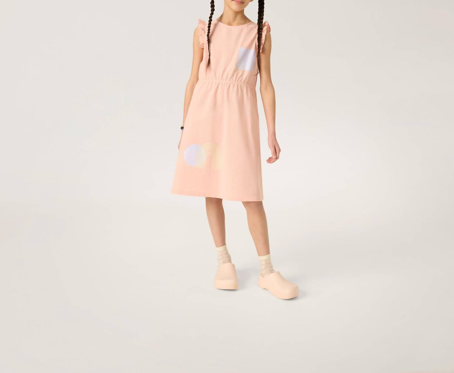 Детское платье Organic с открытой спинкой и принтом в розовом цвете The Sunday Collective
Детское платье Organic с открытой спинкой и принтом в розовом цвете The Sunday Collective