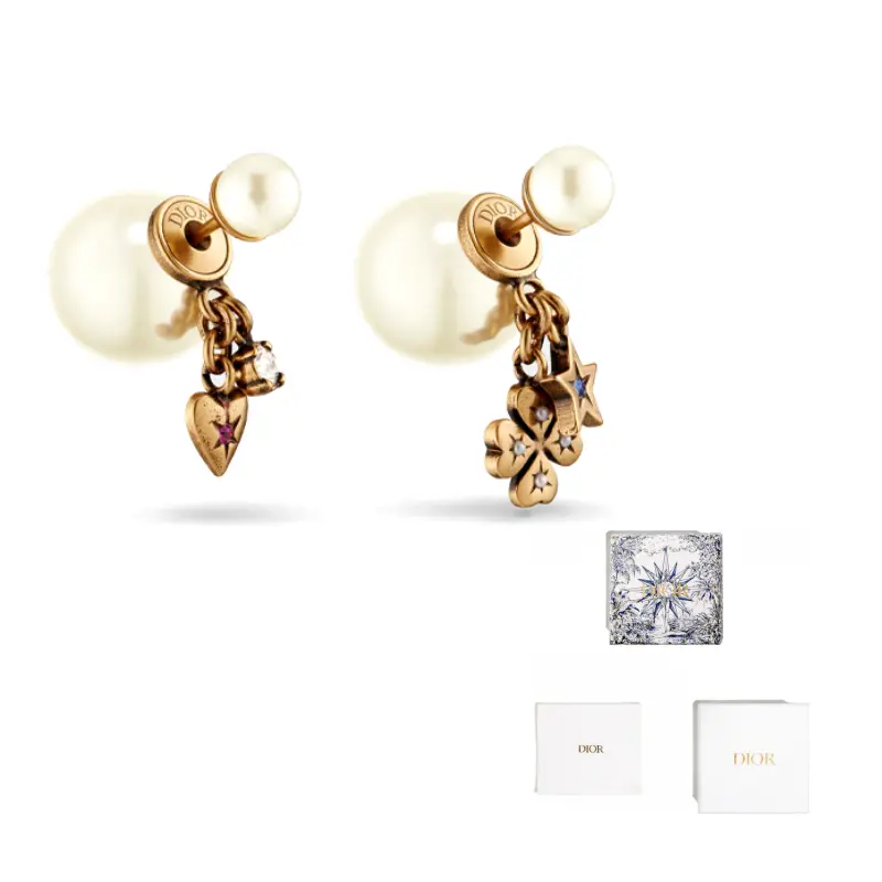 DIOR Металлические, кристальные, жемчужные из смолы серьги для женщин Gold
DIOR Металлические, кристальные, жемчужные из смолы серьги для женщин Gold
