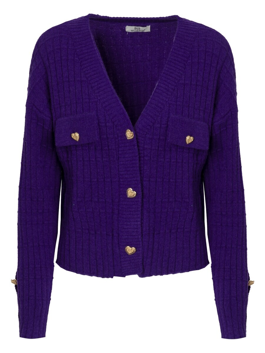 Кардиган Influencer Knit Cardigan Fancy, фиолетовый
Кардиган Influencer Knit Cardigan Fancy, фиолетовый