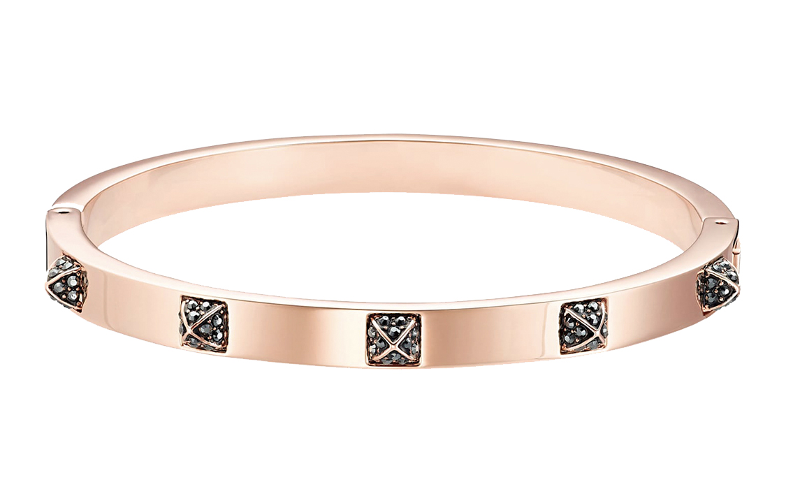Swarovski Tactic Bangles Women's Black/Rose Gold Tone Plated
Swarovski Tactic Bangles Women's Black/Rose Gold Tone Plated