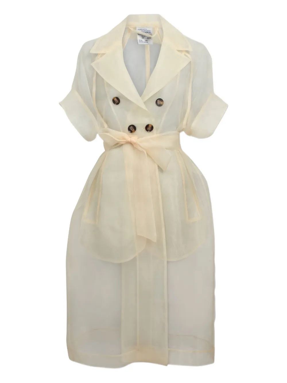 Двубортное шифоновое платье Baum Und Pferdgarten, бежевый
Двубортное шифоновое платье Baum Und Pferdgarten, бежевый