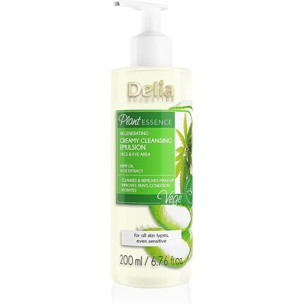 Растительная эссенция очищающая эмульсия для лица и глаз кремообразное средство для снятия макияжа подходит для веганов натуральные ингредиенты экстракт алоэ для любого типа кожи очищает освежает успокаивает 200 мл Delia Cosmetics
Растительная эссенция очищающая эмульсия для лица и глаз кремообразное средство для снятия макияжа подходит для веганов натуральные ингредиенты экстракт алоэ для любого типа кожи очищает освежает успокаивает 200 мл Delia Cosmetics