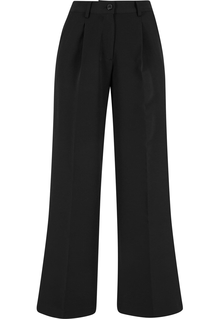 Широкие брюки со складками спереди Urban Classics, черный
Широкие брюки со складками спереди Urban Classics, черный