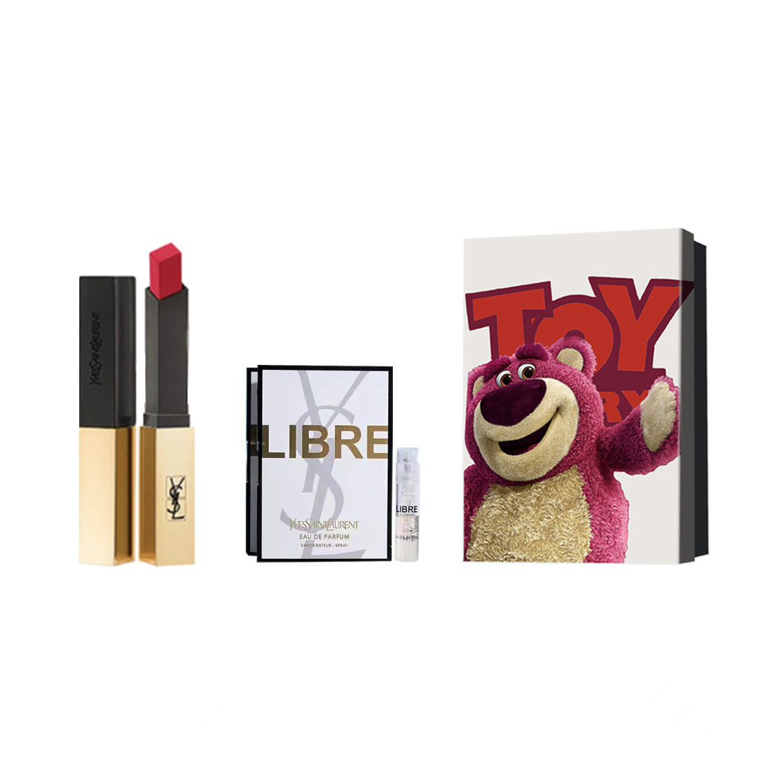 SAINT LAURENT Помада little gold bar lipstick limited lotso box, легко растушевывается, 2,2 г + пробник парфюма 1,2 мл
SAINT LAURENT Помада little gold bar lipstick limited lotso box, легко растушевывается, 2,2 г + пробник парфюма 1,2 мл