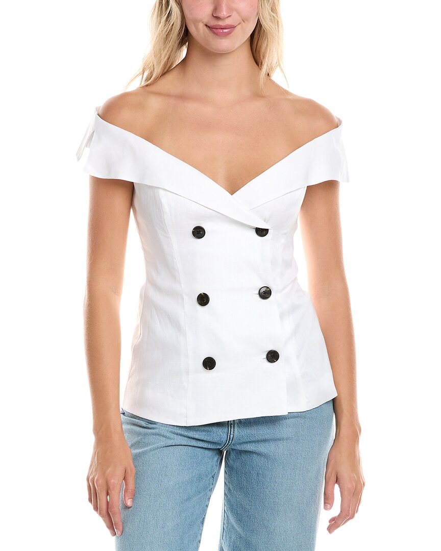 Бардо Элиора Блузка из льна с застежкой на пуговицы Bardot, белый
Бардо Элиора Блузка из льна с застежкой на пуговицы Bardot, белый