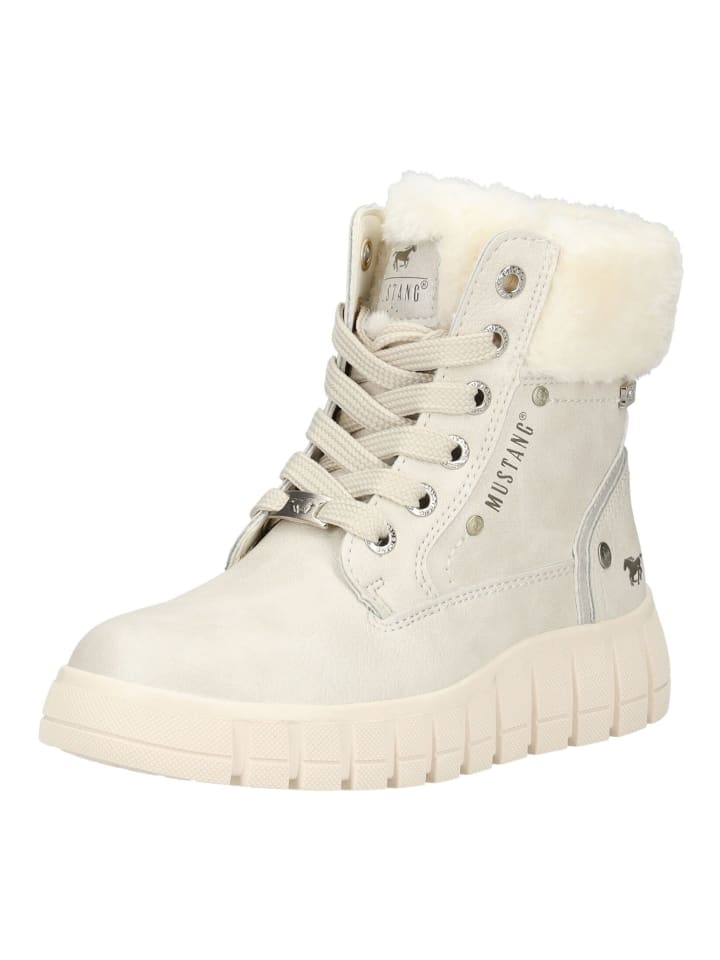 Mustang Ботильоны кремового цвета
Mustang Ботильоны кремового цвета