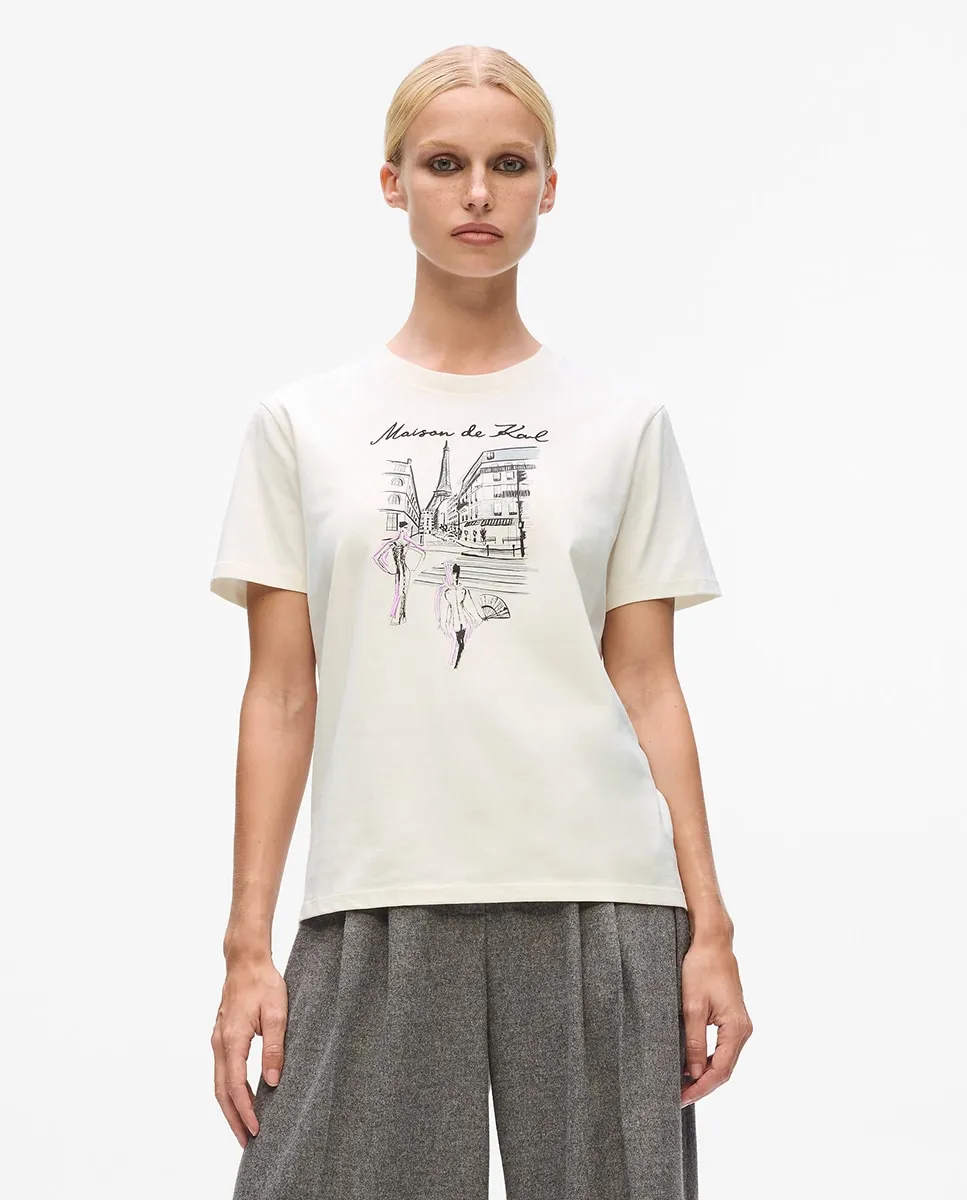 Футболка с изображением Парижа Karl Lagerfeld, светло-бежевый
Футболка с изображением Парижа Karl Lagerfeld, светло-бежевый