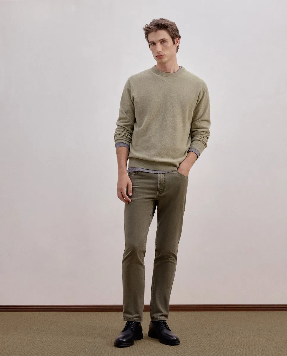 Мужские брюки с пятью карманами, спортивного стиля, узкие, из хлопка с эластаном Dustin, зеленый
Мужские брюки с пятью карманами, спортивного стиля, узкие, из хлопка с эластаном Dustin, зеленый