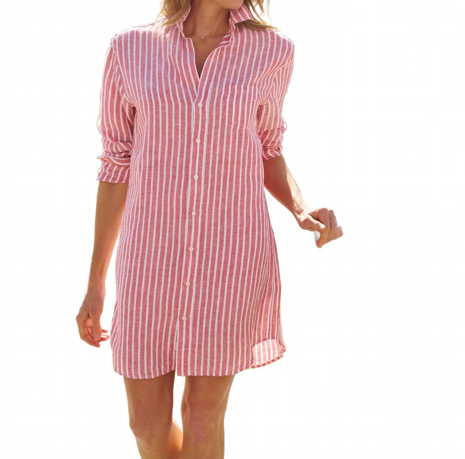 Южное Ирландия платье-комбинация в розово-белую полоску Frank & Eileen
Южное Ирландия платье-комбинация в розово-белую полоску Frank & Eileen