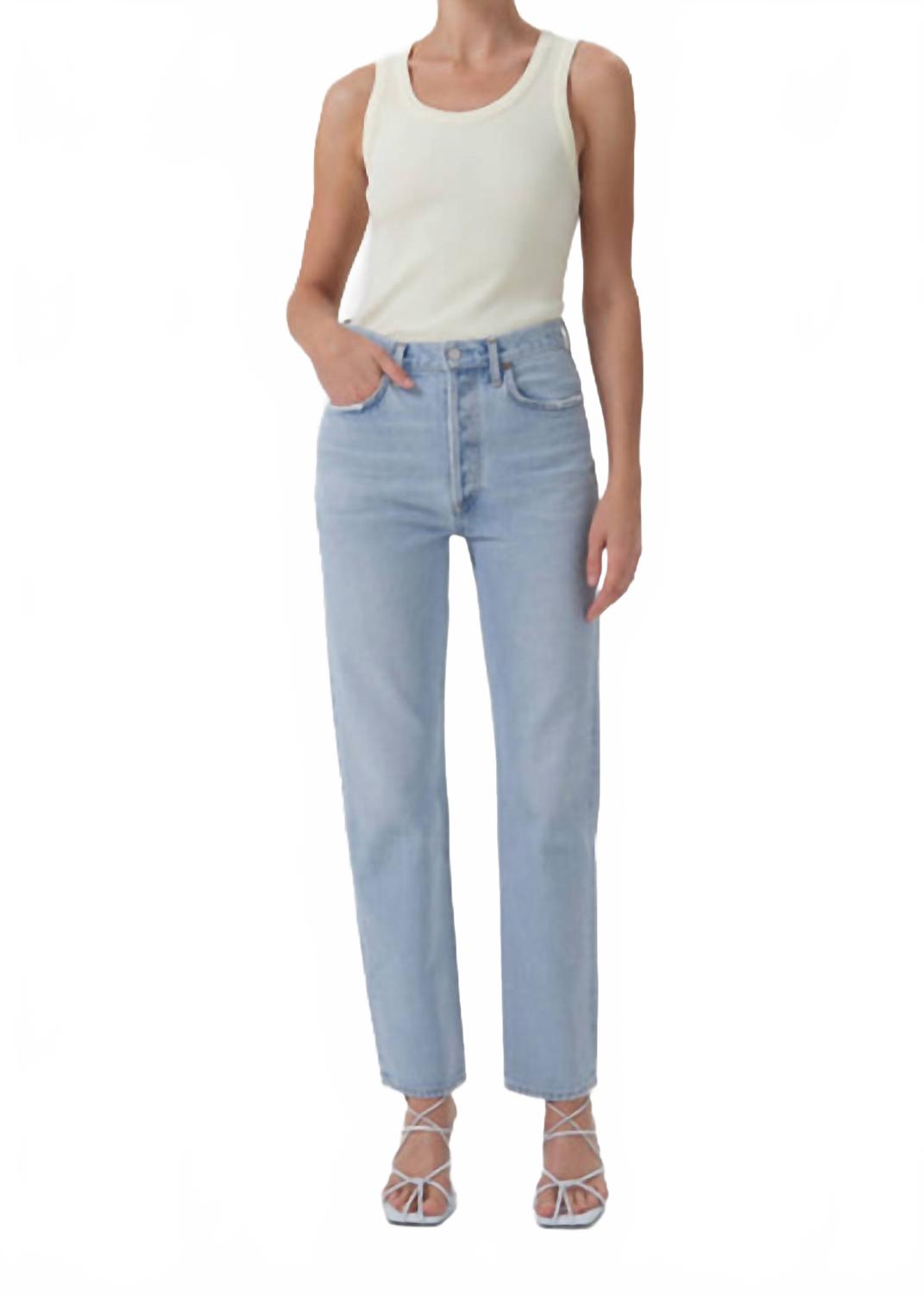 90-е: зауженная талия, высокая посадка, прямые брюки In Focus AGOLDE, Focus
90-е: зауженная талия, высокая посадка, прямые брюки In Focus AGOLDE, Focus